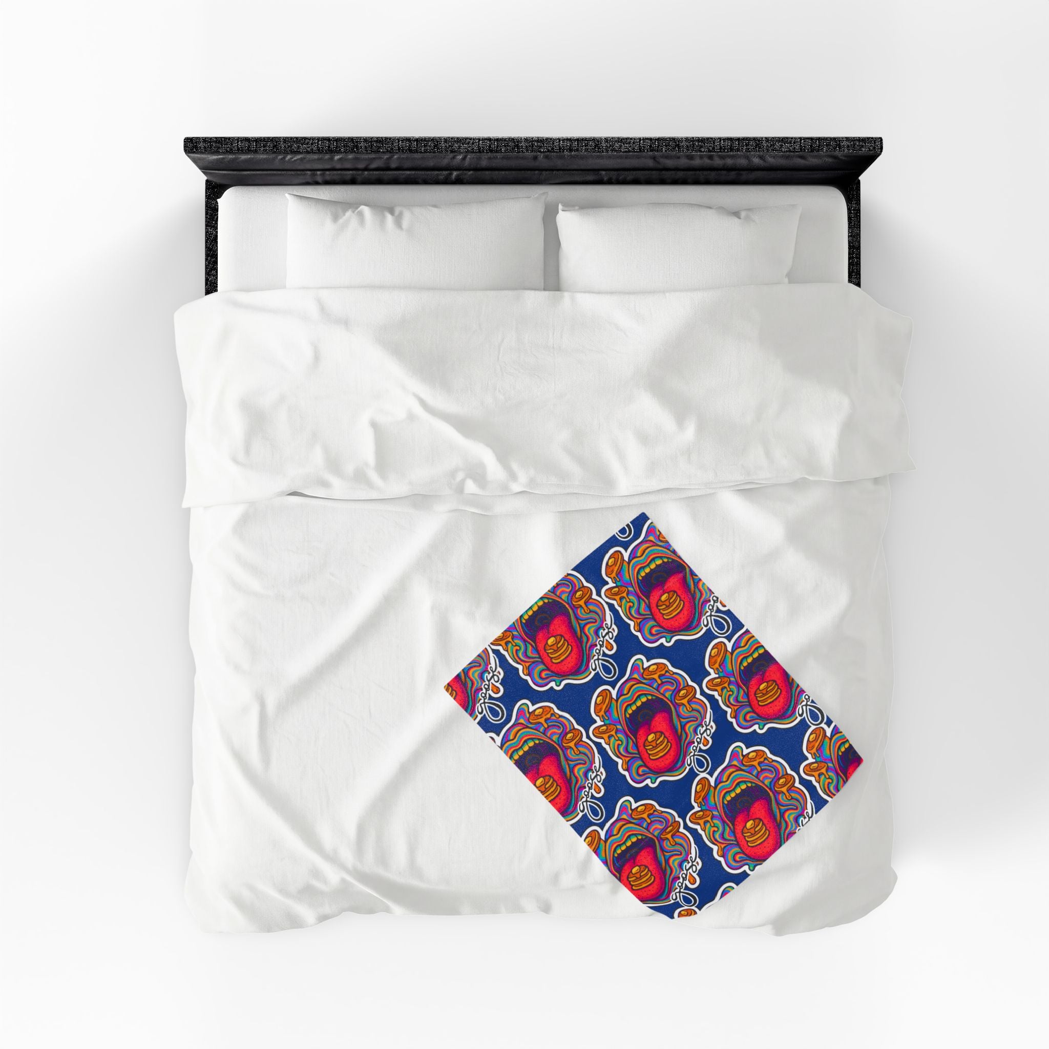 Goose the Band Pancakes psychedelic Velveteen Plush Blanket | Cozy Concert Vibe