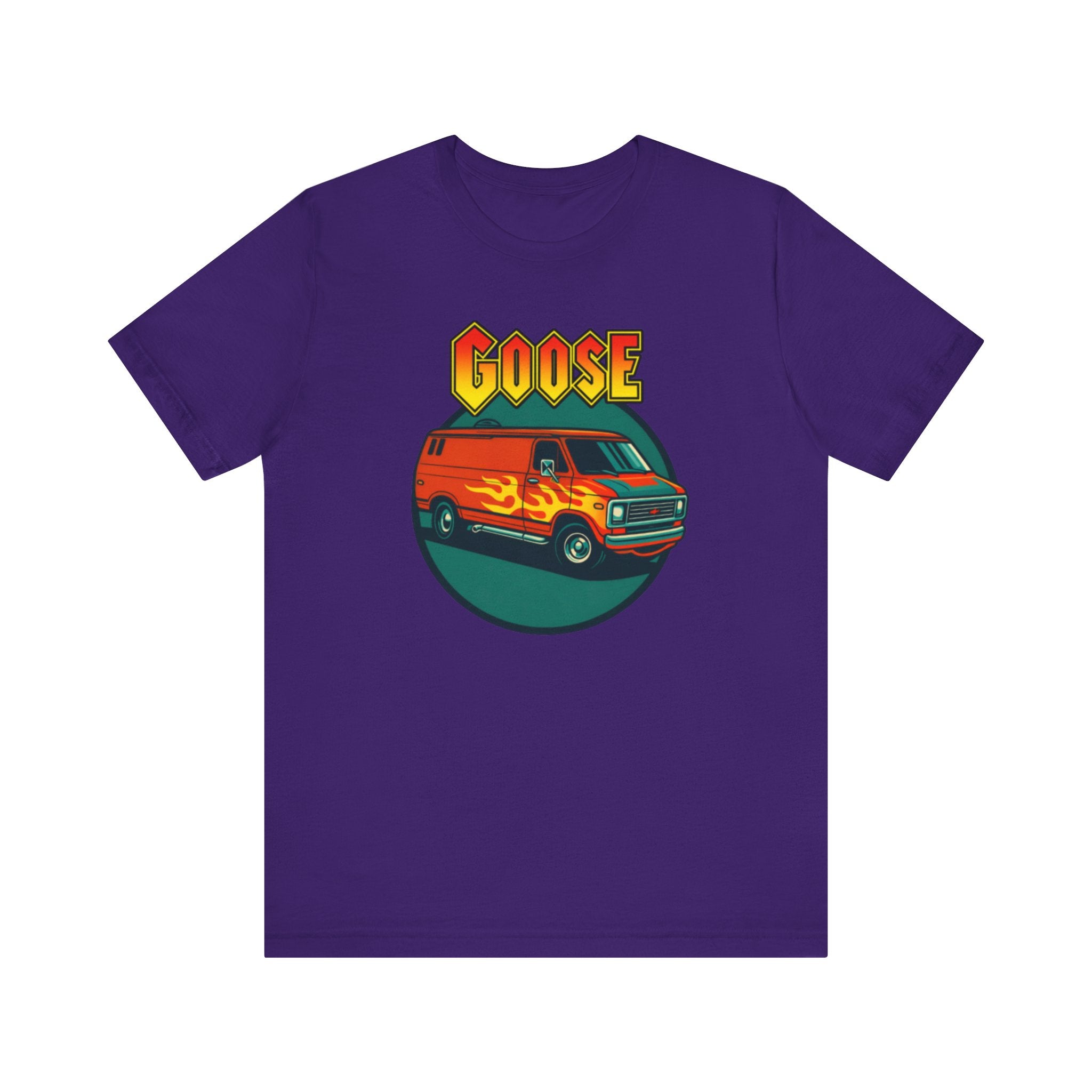 Goose Flame Van T‑Shirt — Retro Hot Rod Graphic Tee