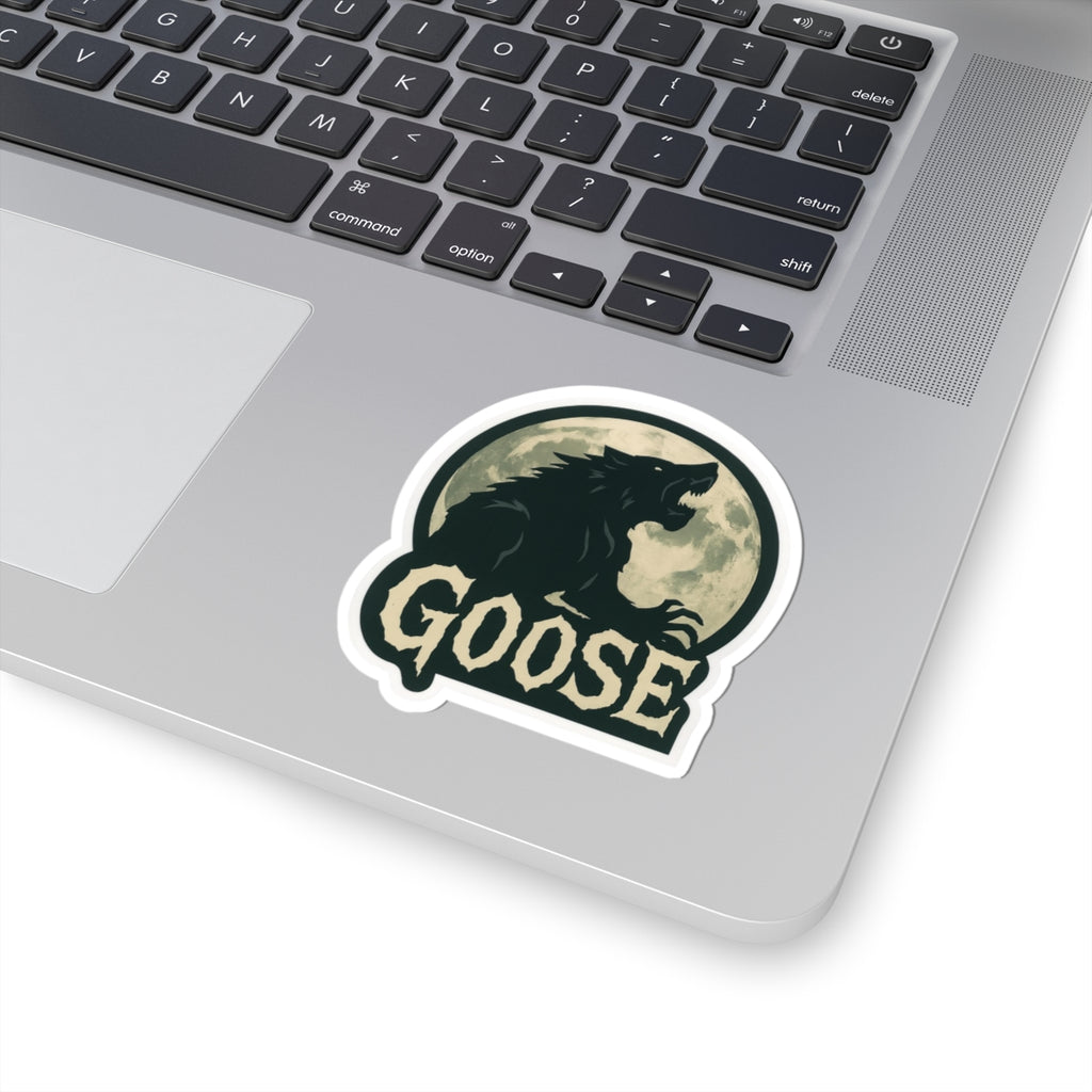 Goose Werewolf Sticker — Full Moon Vinyl Kiss-Cut Sticker