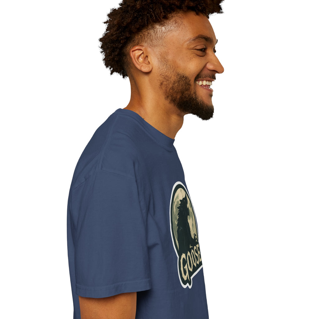 Goose Moon T-Shirt — Vintage Werewolf Silhouette Graphic Tee