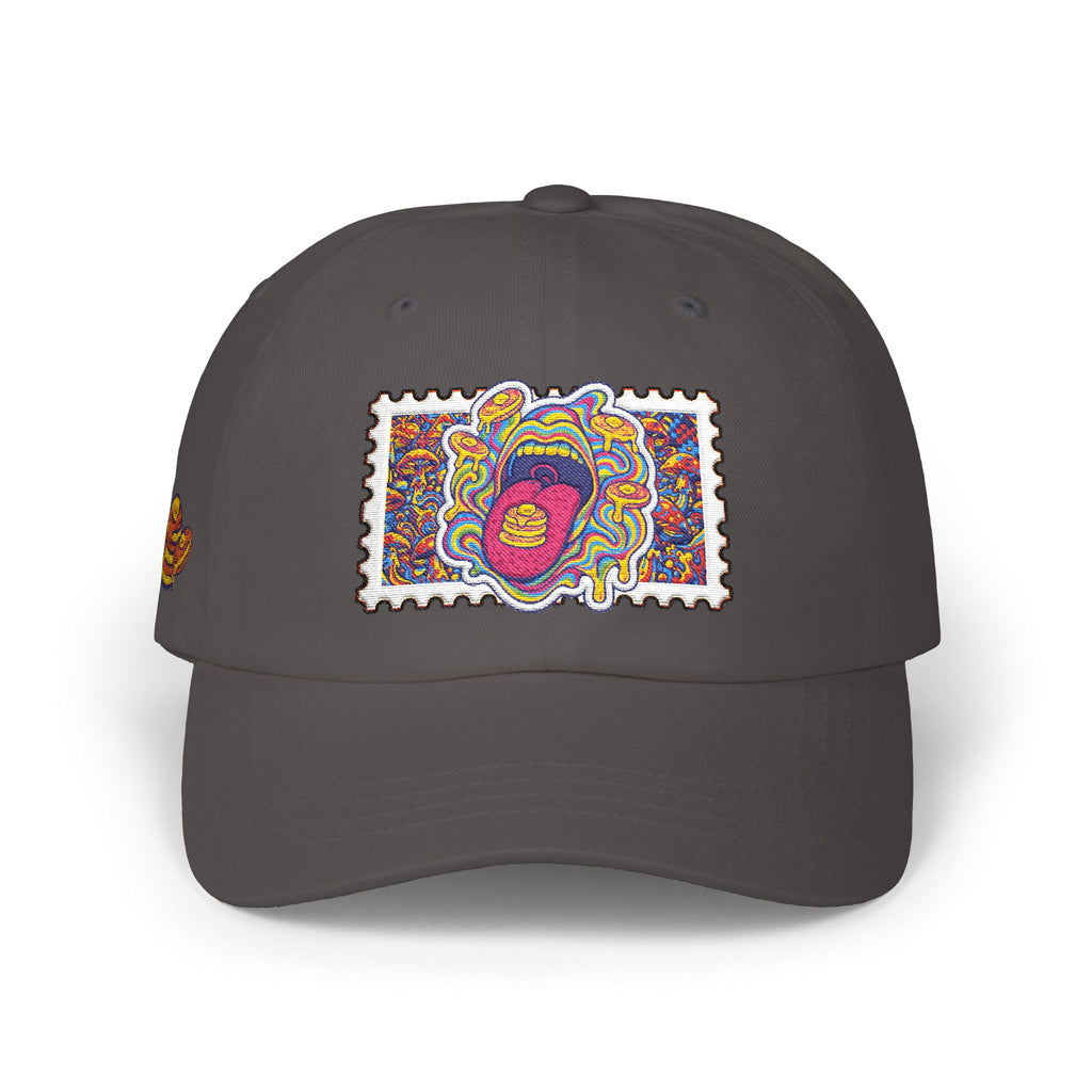 Embroidered Psychedelic Stamp Dad Cap