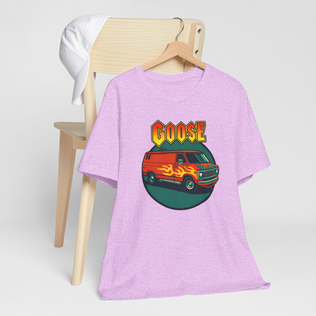 Goose Flame Van T‑Shirt — Retro Hot Rod Graphic Tee