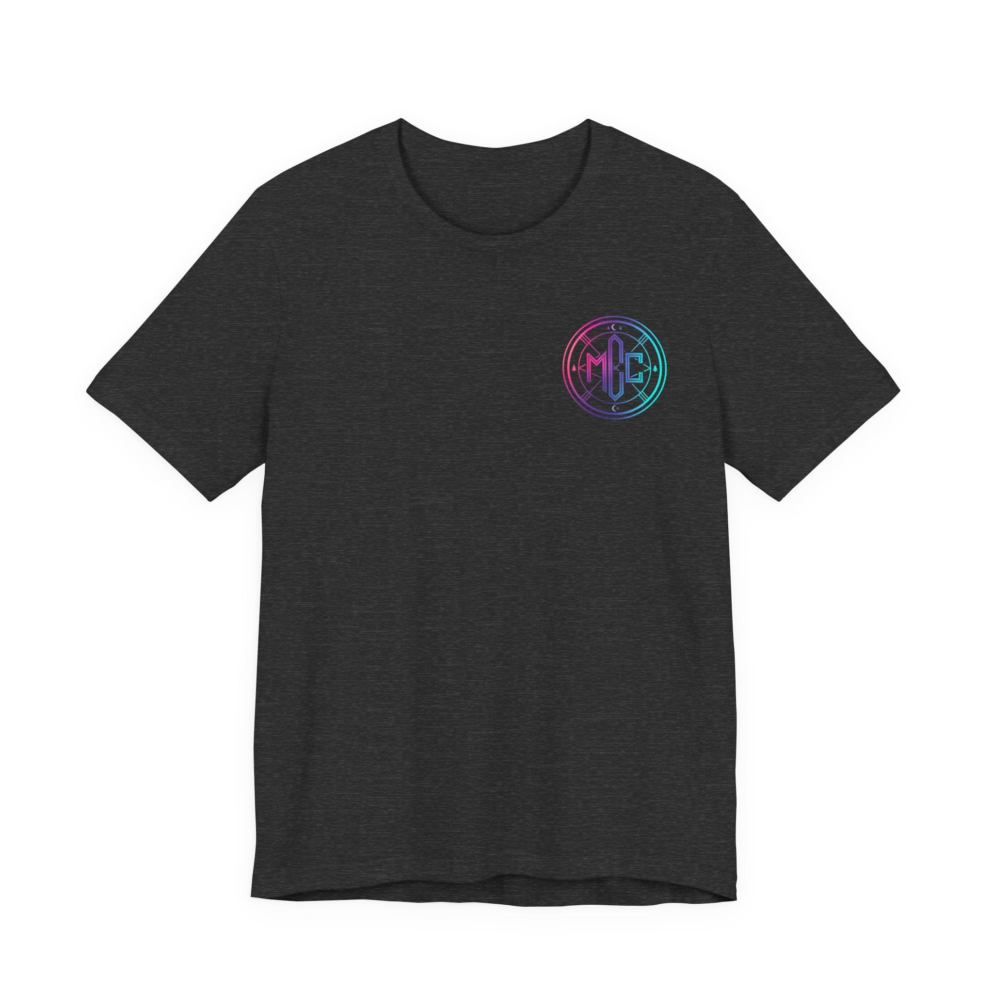 Moon Cabin Collective T-Shirt — Moonlit Cabin Graphic Tee ("Rooted in Nature • Driven by Sound")