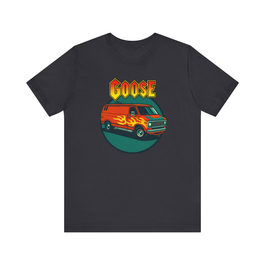 Goose Flame Van T‑Shirt — Retro Hot Rod Graphic Tee