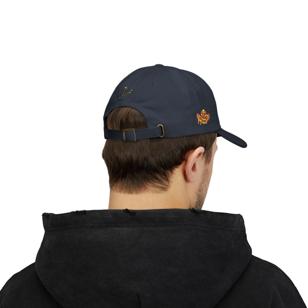 Embroidered Psychedelic Stamp Dad Cap