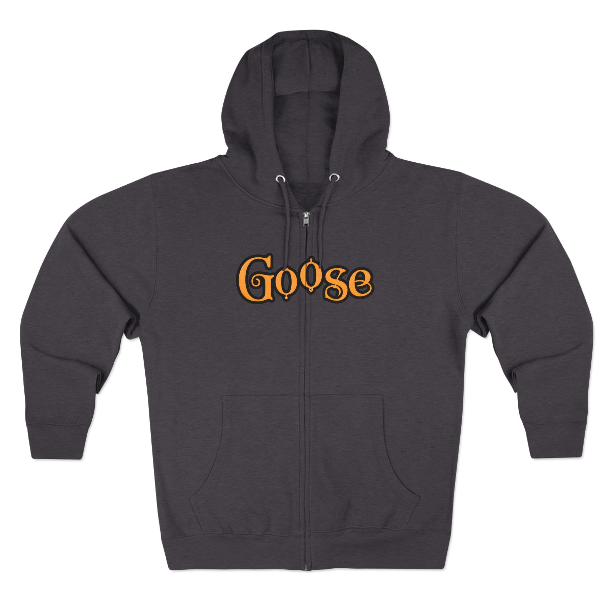 Goose Zip Hoodie — Vintage Psychedelic Band Art Backprint