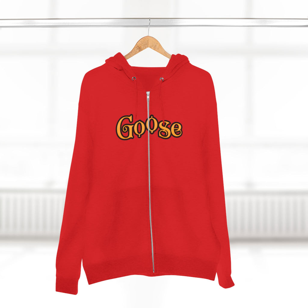 Goose Zip Hoodie — Vintage Psychedelic Band Art Backprint