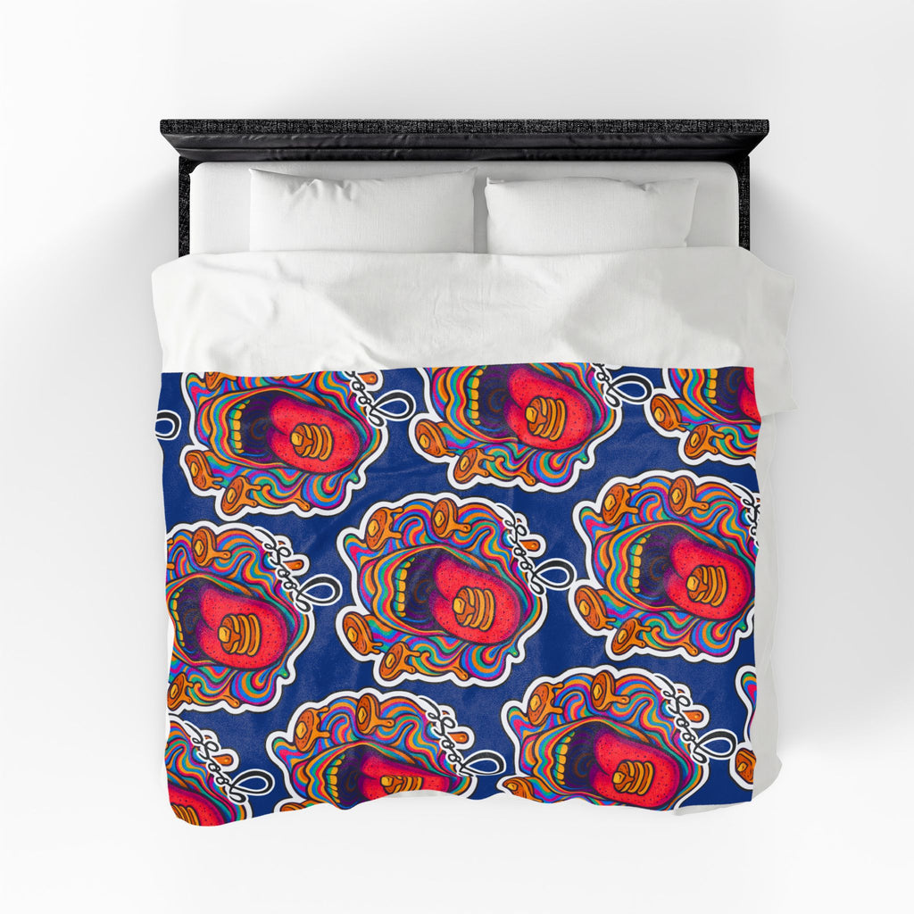 Goose the Band Pancakes psychedelic Velveteen Plush Blanket | Cozy Concert Vibe