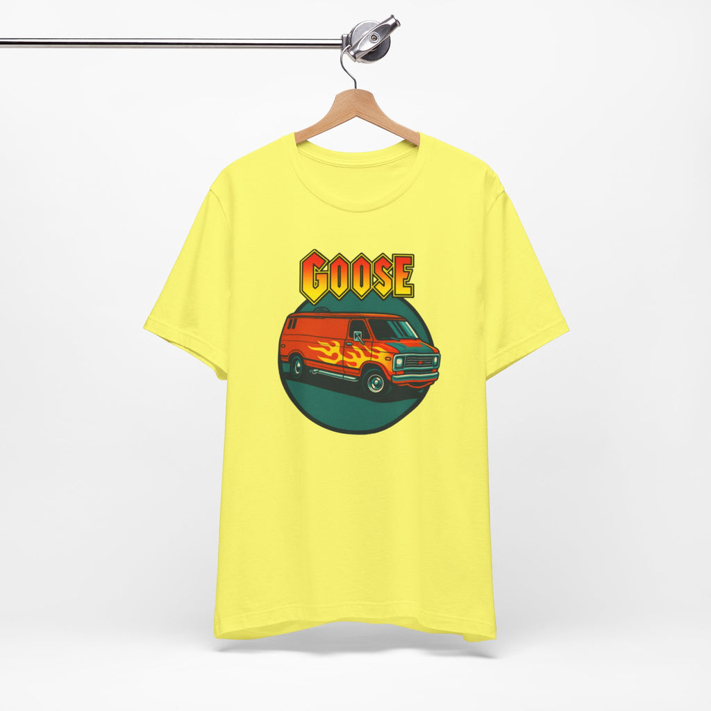 Goose Flame Van T‑Shirt — Retro Hot Rod Graphic Tee