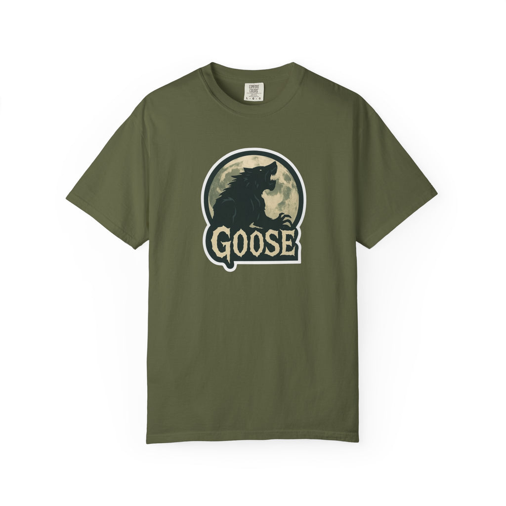 Silver Rising Full Moon Goose Band Concert T-shirt, Goose Lover Gift, Halloween Costume, Unisex Tee