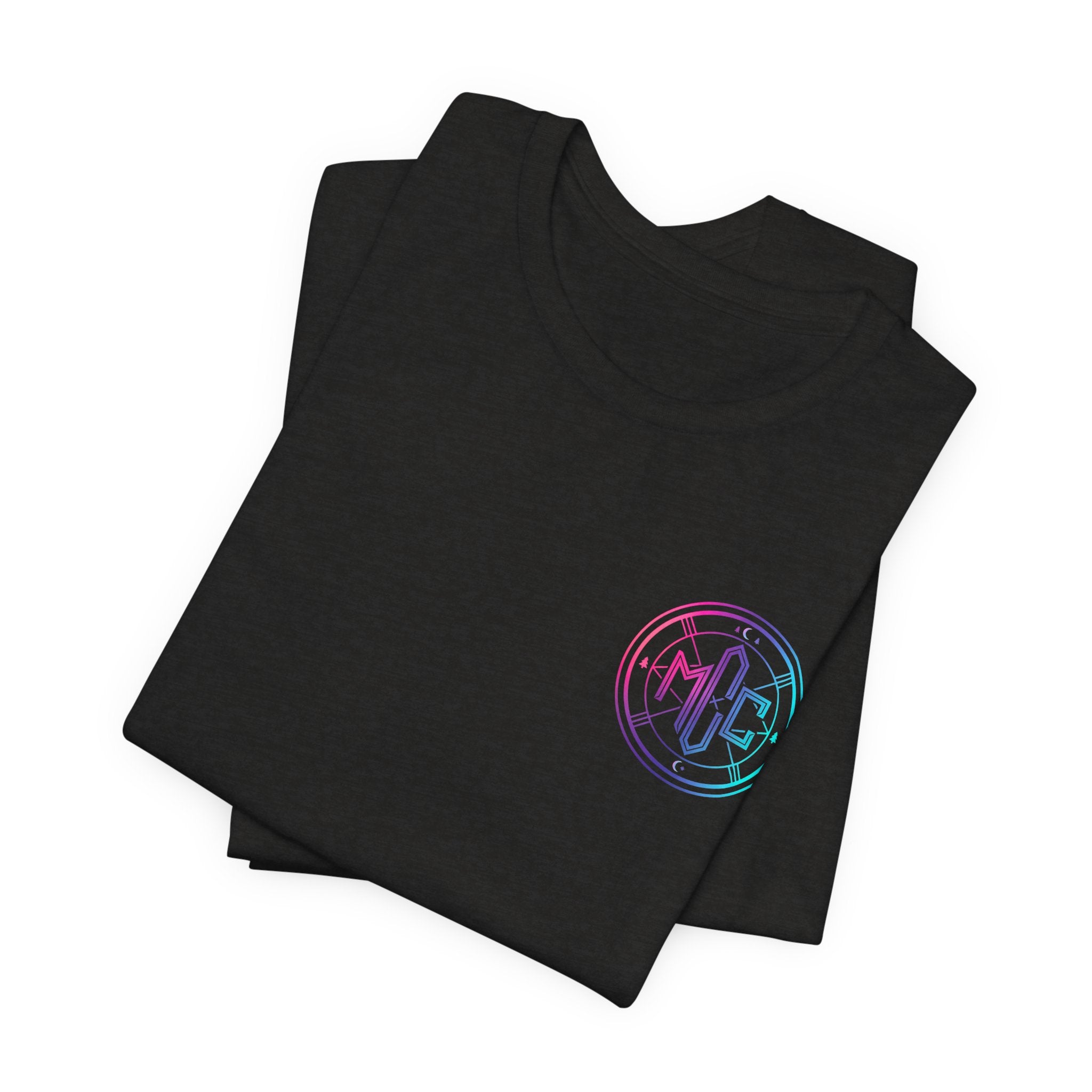 Moon Cabin Collective T-Shirt — Moonlit Cabin Graphic Tee ("Rooted in Nature • Driven by Sound")