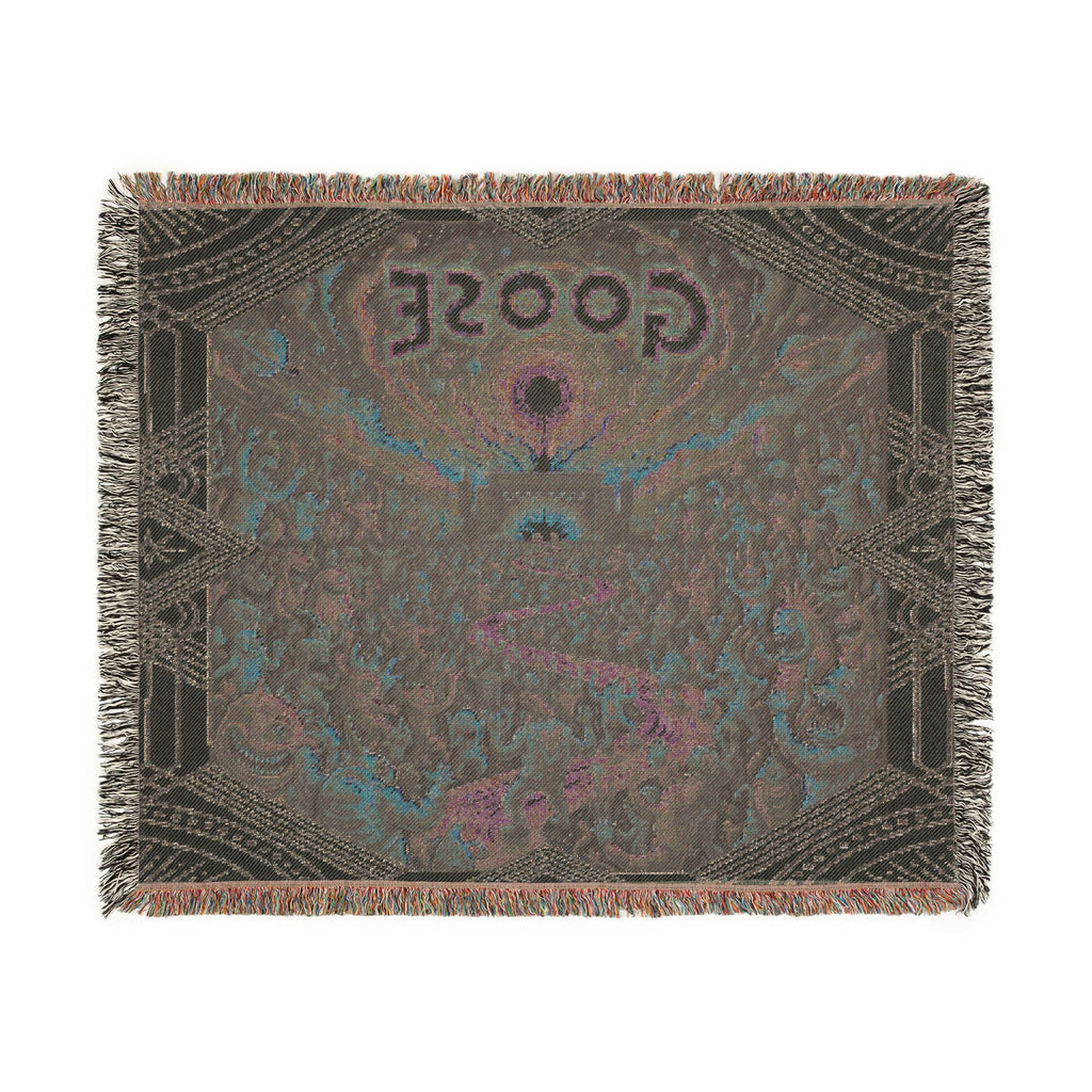 Woven Blanket — 'Goose' Scenic Pixel Art Throw Blanket, Cozy Band-Inspired Home Decor