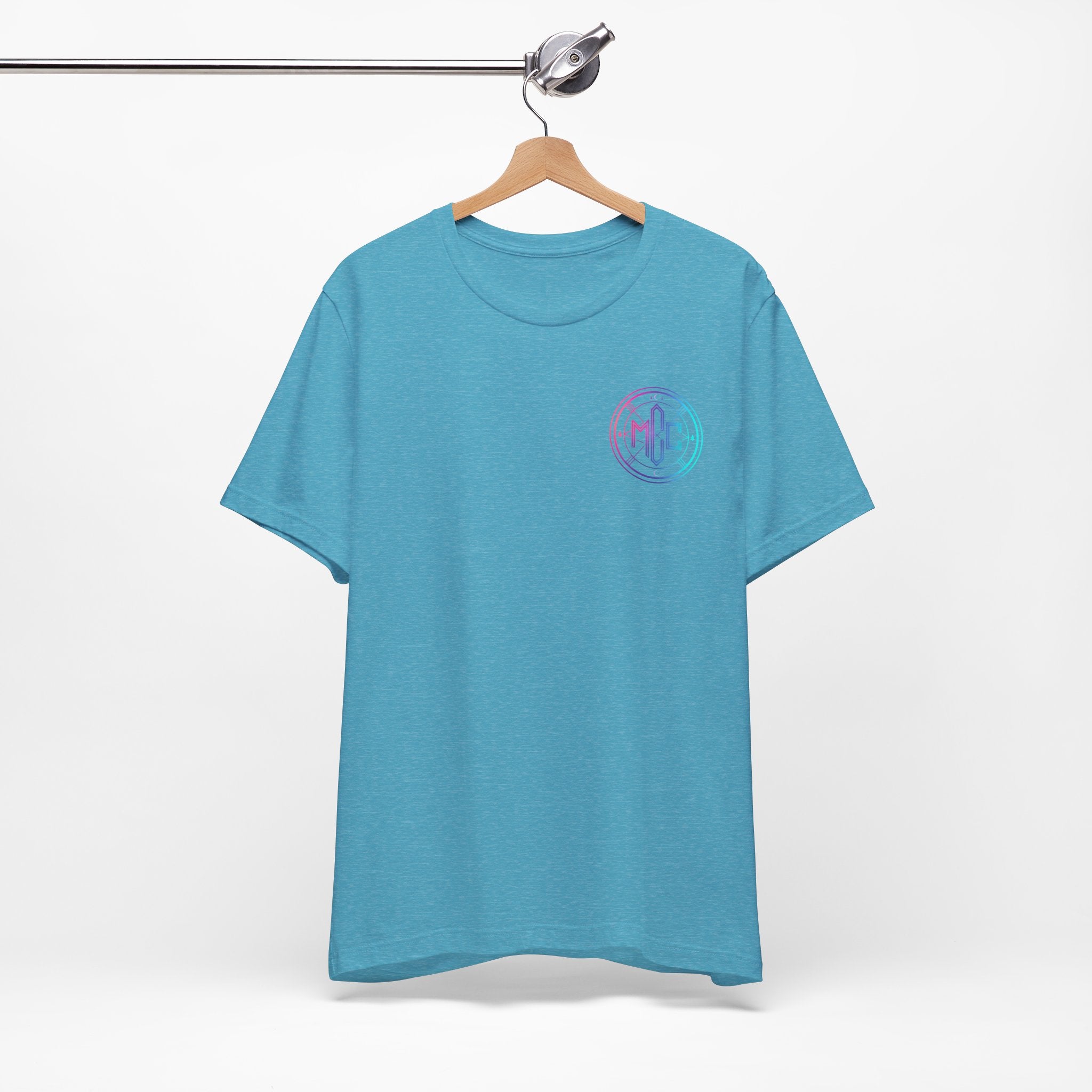 Moon Cabin Collective T-Shirt — Moonlit Cabin Graphic Tee ("Rooted in Nature • Driven by Sound")