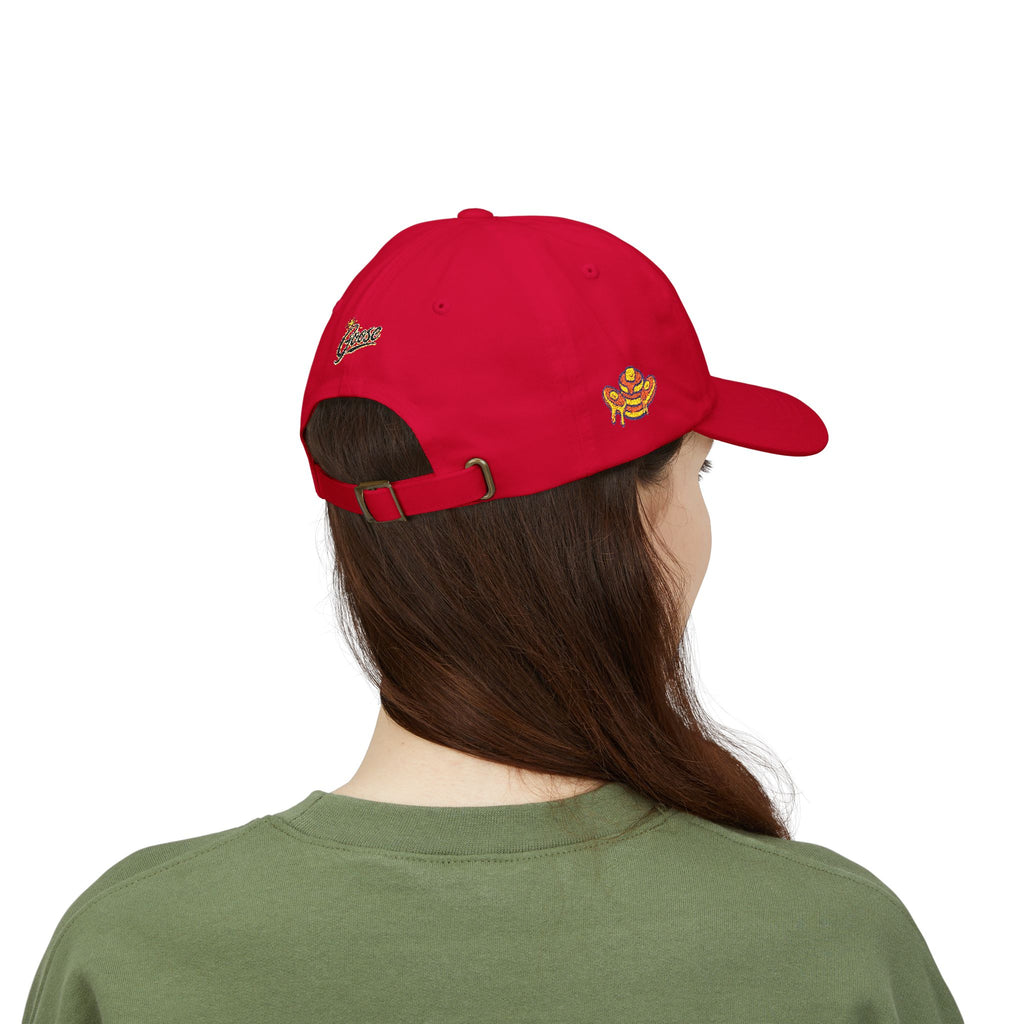 Embroidered Psychedelic Stamp Dad Cap