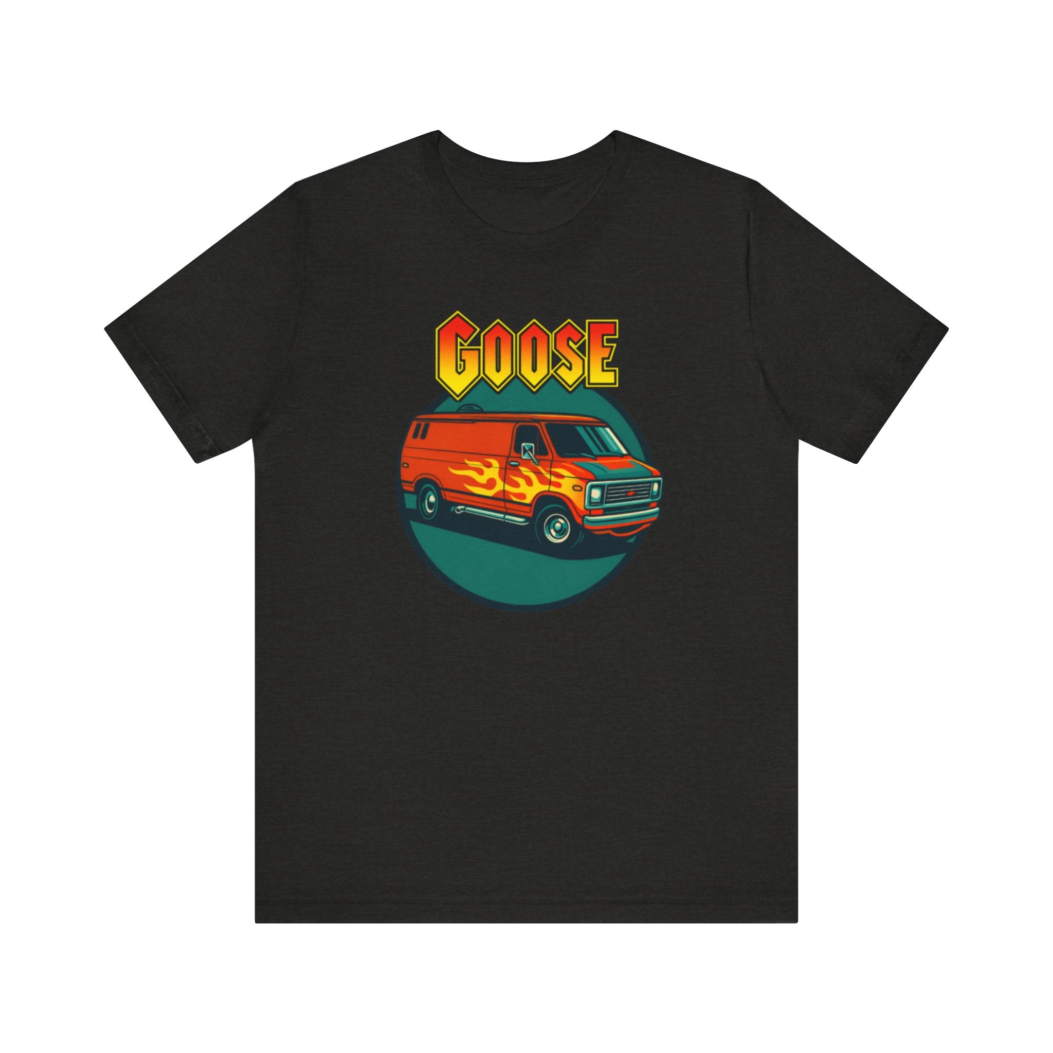 Goose Flame Van T‑Shirt — Retro Hot Rod Graphic Tee