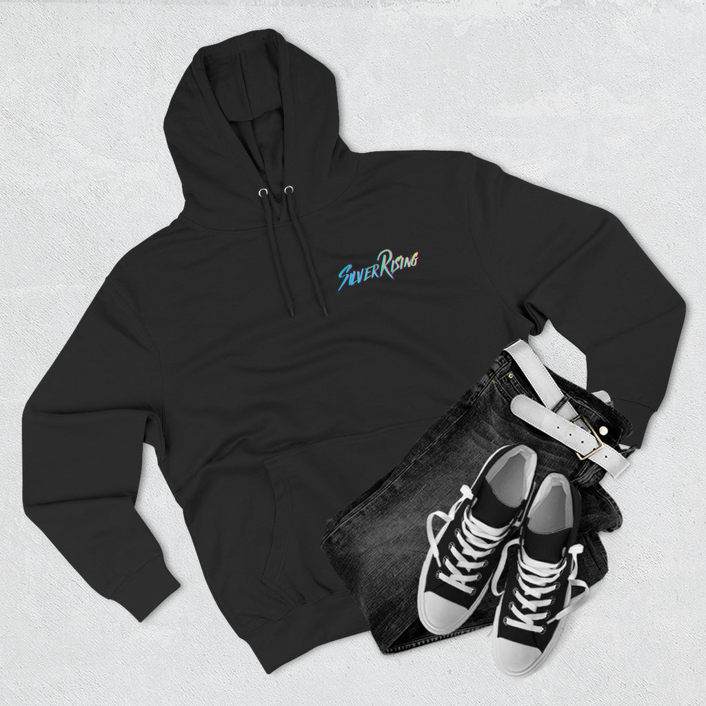 Sunset Goose Silhouette Three-Panel Fleece Hoodie | Band Graphic