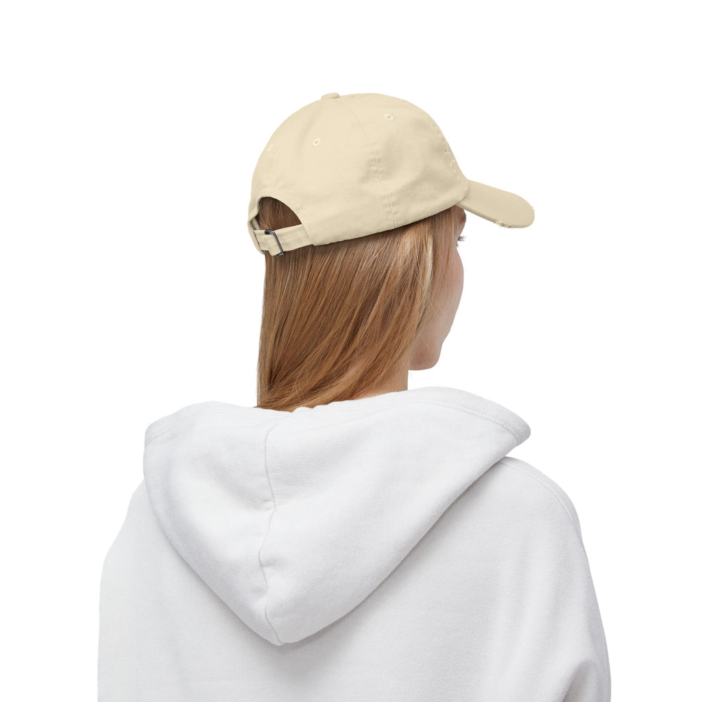 Goose Vintage Script Cap — Distressed Baseball Hat