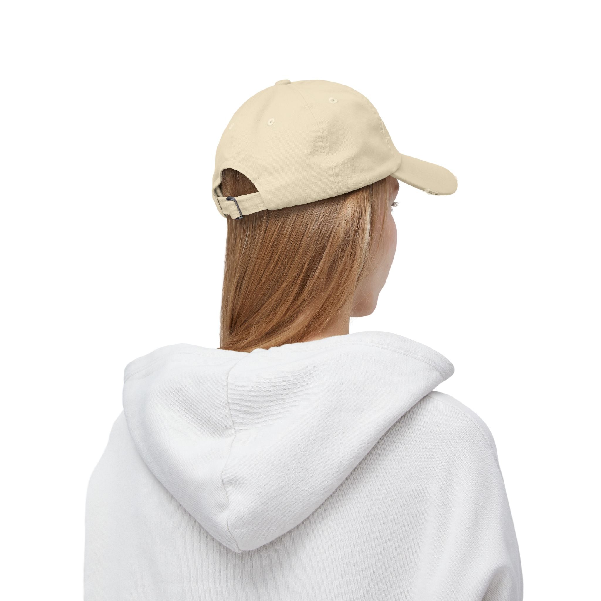 Goose Vintage Script Cap — Distressed Baseball Hat