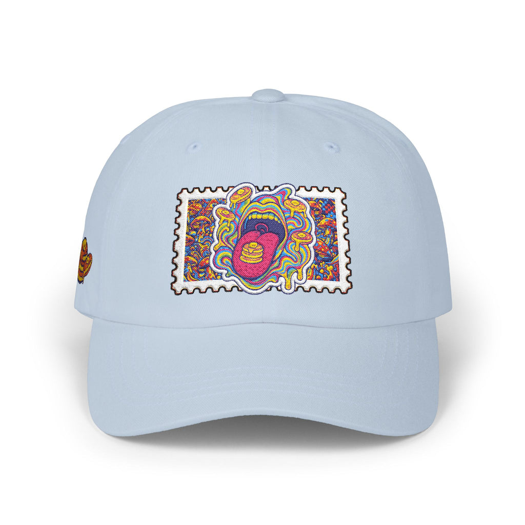 Embroidered Psychedelic Stamp Dad Cap