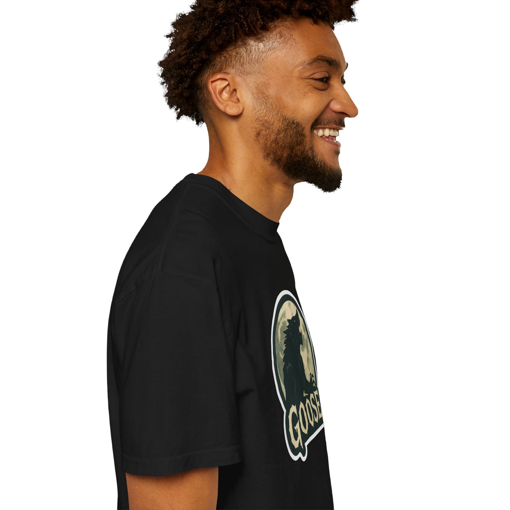 Goose Moon T-Shirt — Vintage Werewolf Silhouette Graphic Tee