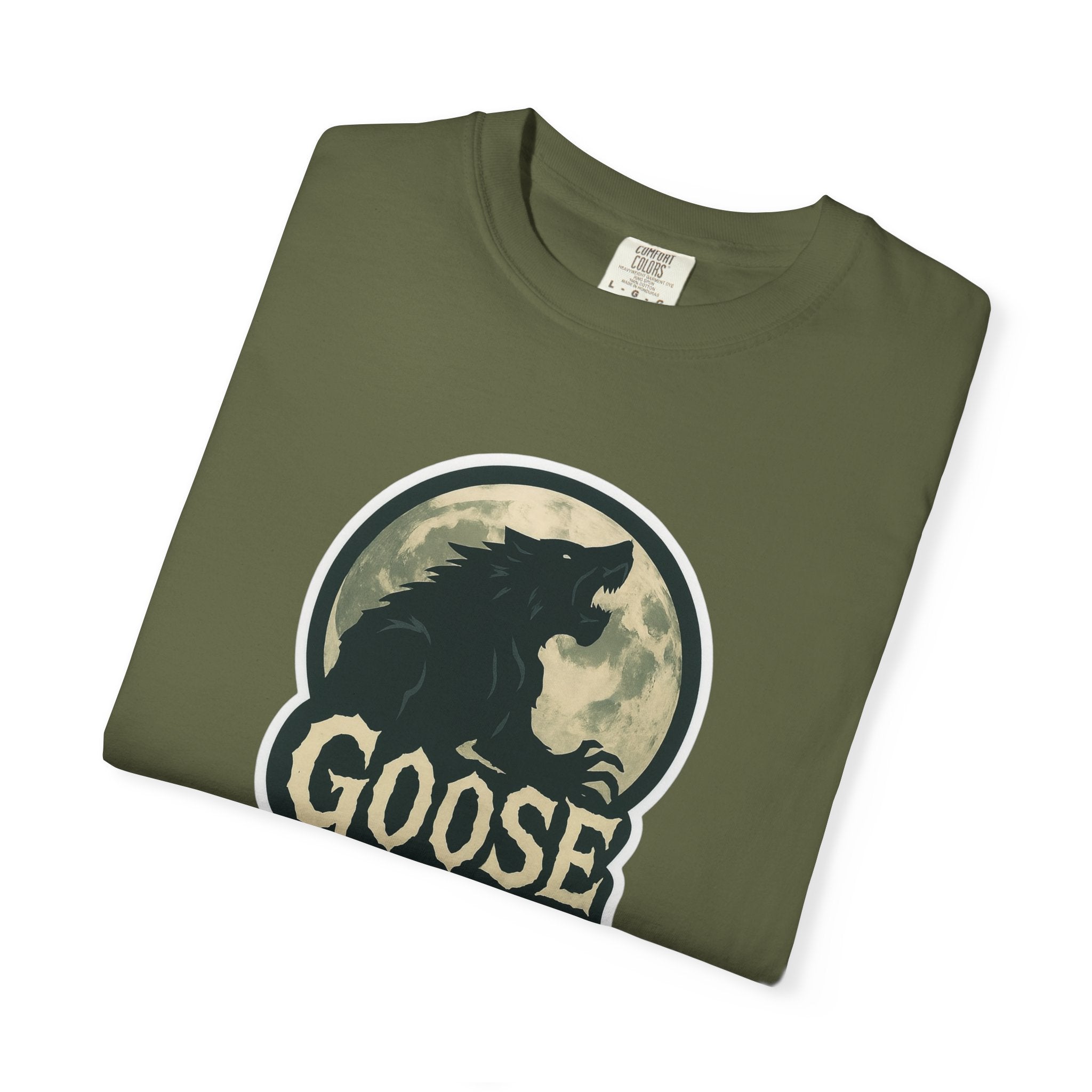 Silver Rising Full Moon Goose Band Concert T-shirt, Goose Lover Gift, Halloween Costume, Unisex Tee