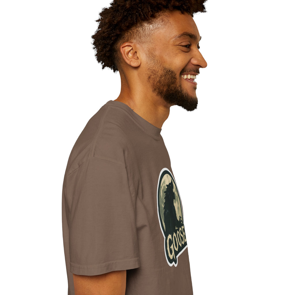 Goose Moon T-Shirt — Vintage Werewolf Silhouette Graphic Tee