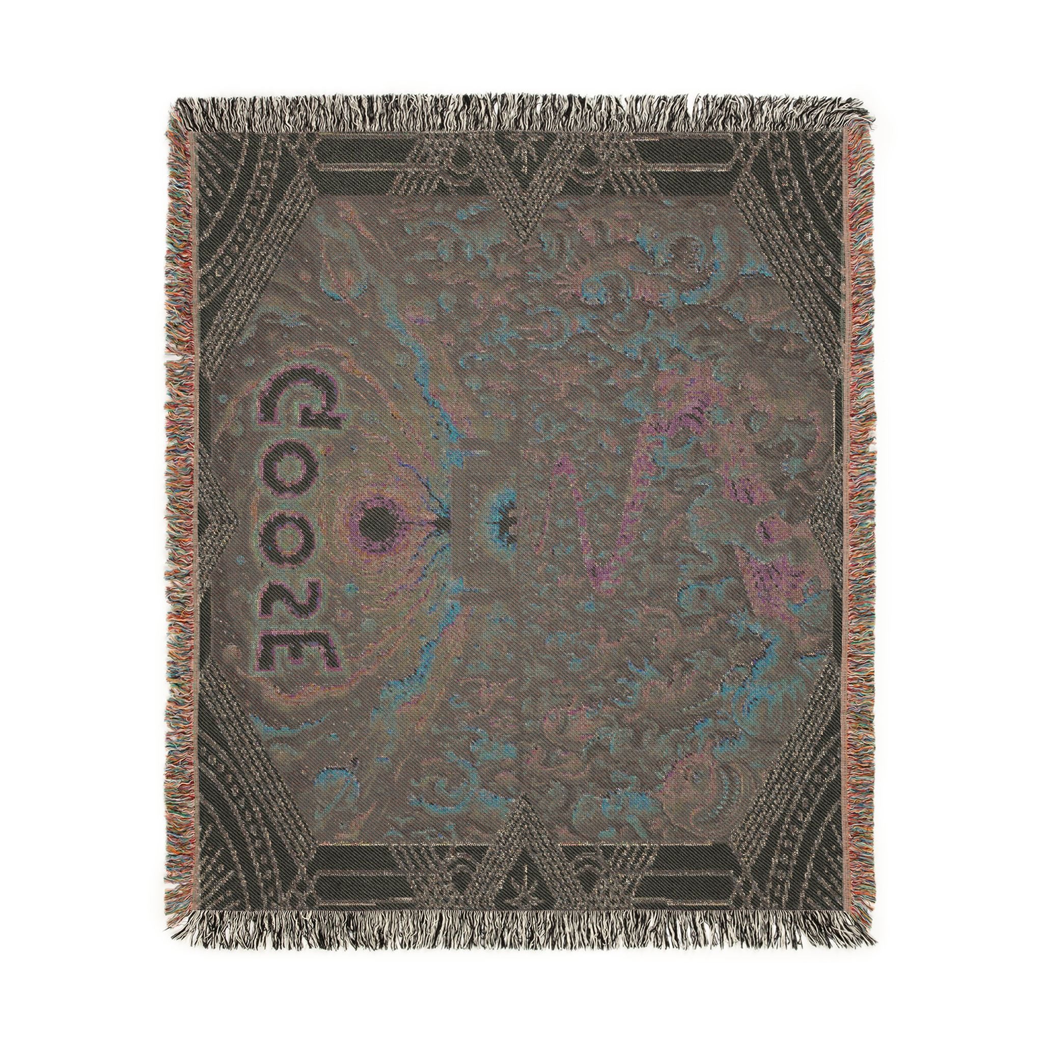 Woven Blanket — 'Goose' Scenic Pixel Art Throw Blanket, Cozy Band-Inspired Home Decor