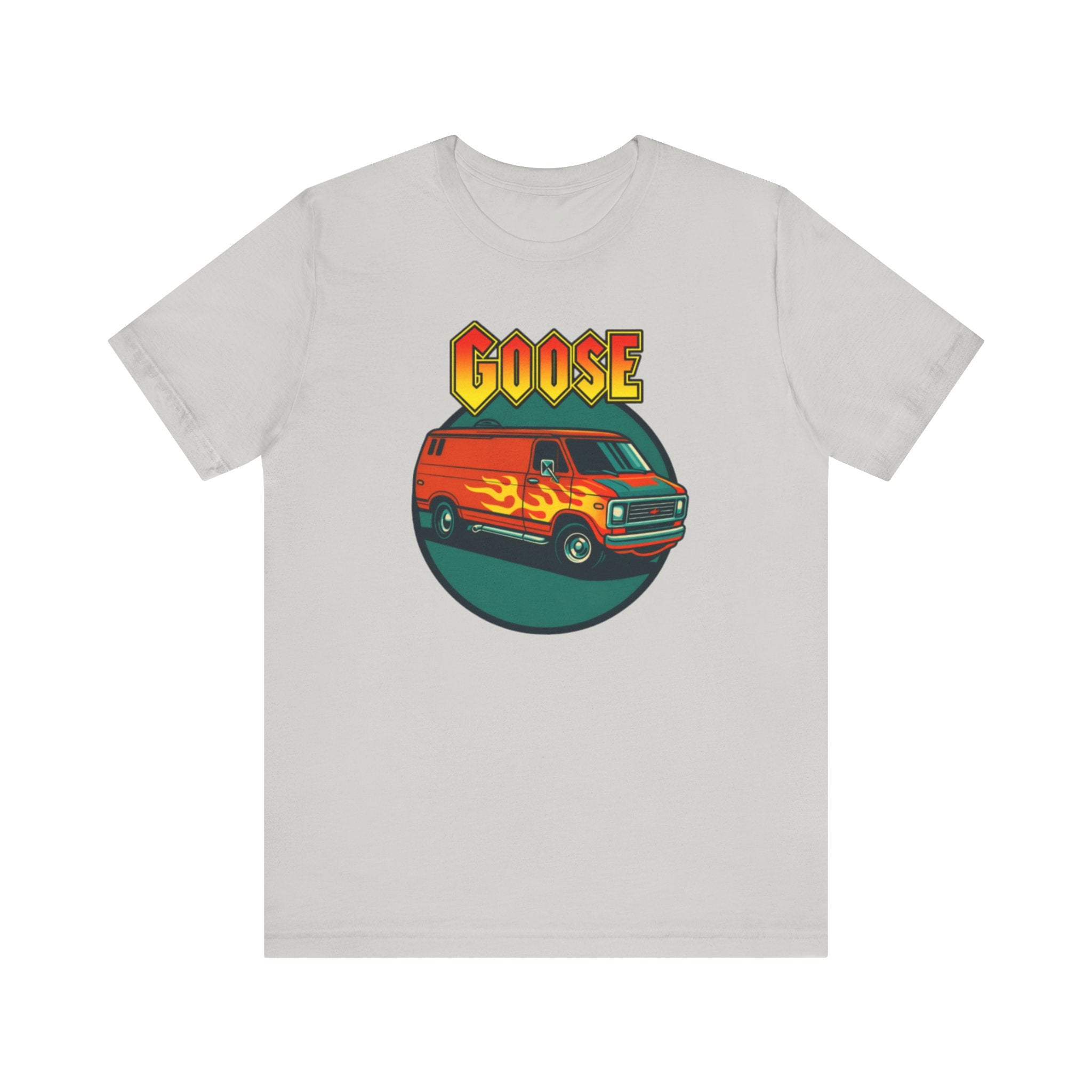 Goose Flame Van T‑Shirt — Retro Hot Rod Graphic Tee