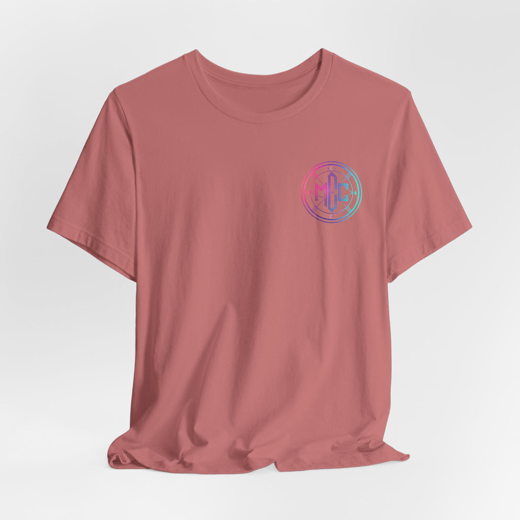 Moon Cabin Collective T-Shirt — Moonlit Cabin Graphic Tee ("Rooted in Nature • Driven by Sound")