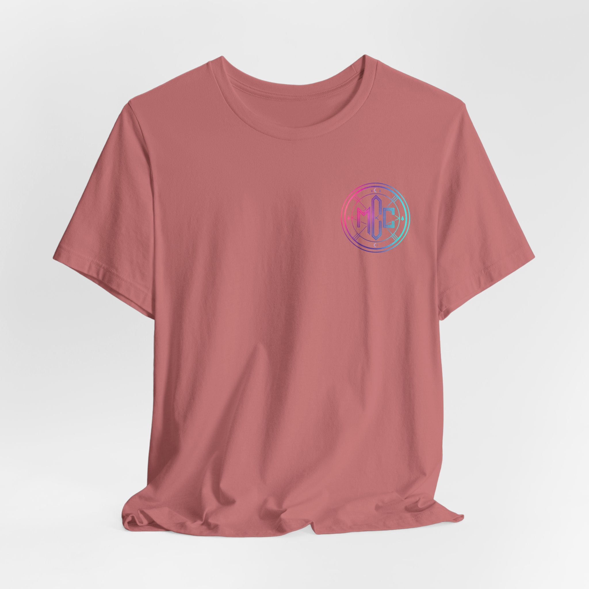 Moon Cabin Collective T-Shirt — Moonlit Cabin Graphic Tee ("Rooted in Nature • Driven by Sound")