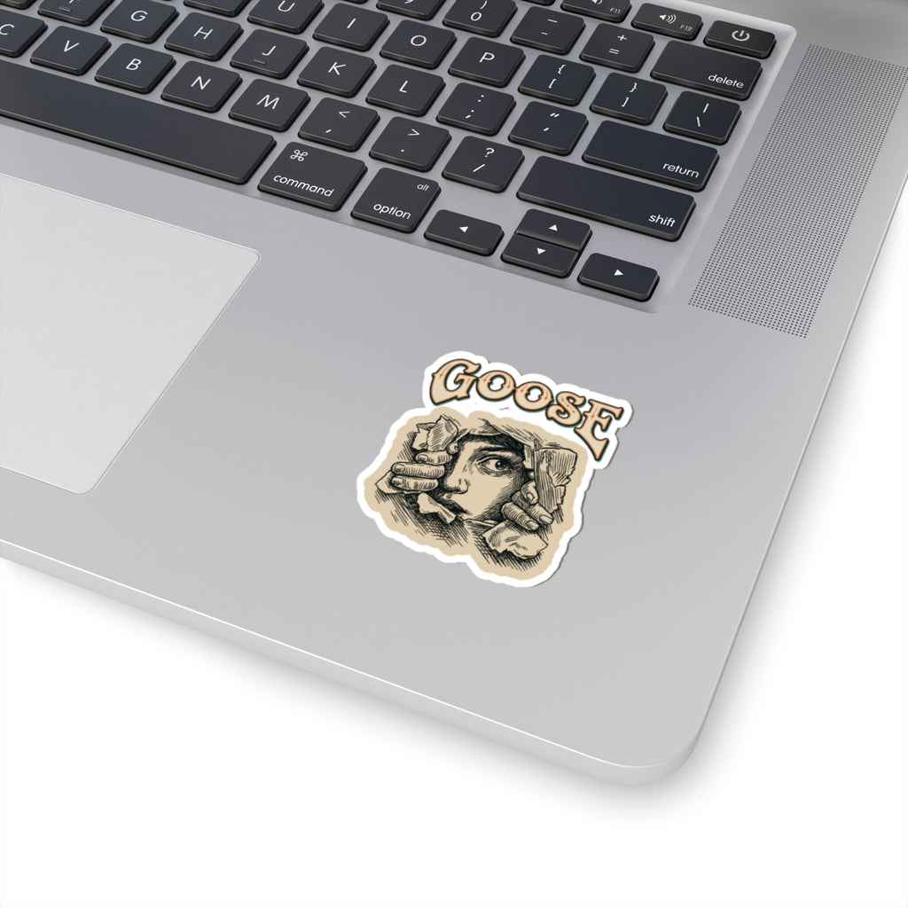 Goose the Band - Vintage Peeking Face Goose sticker | Kiss-Cut Sticker
