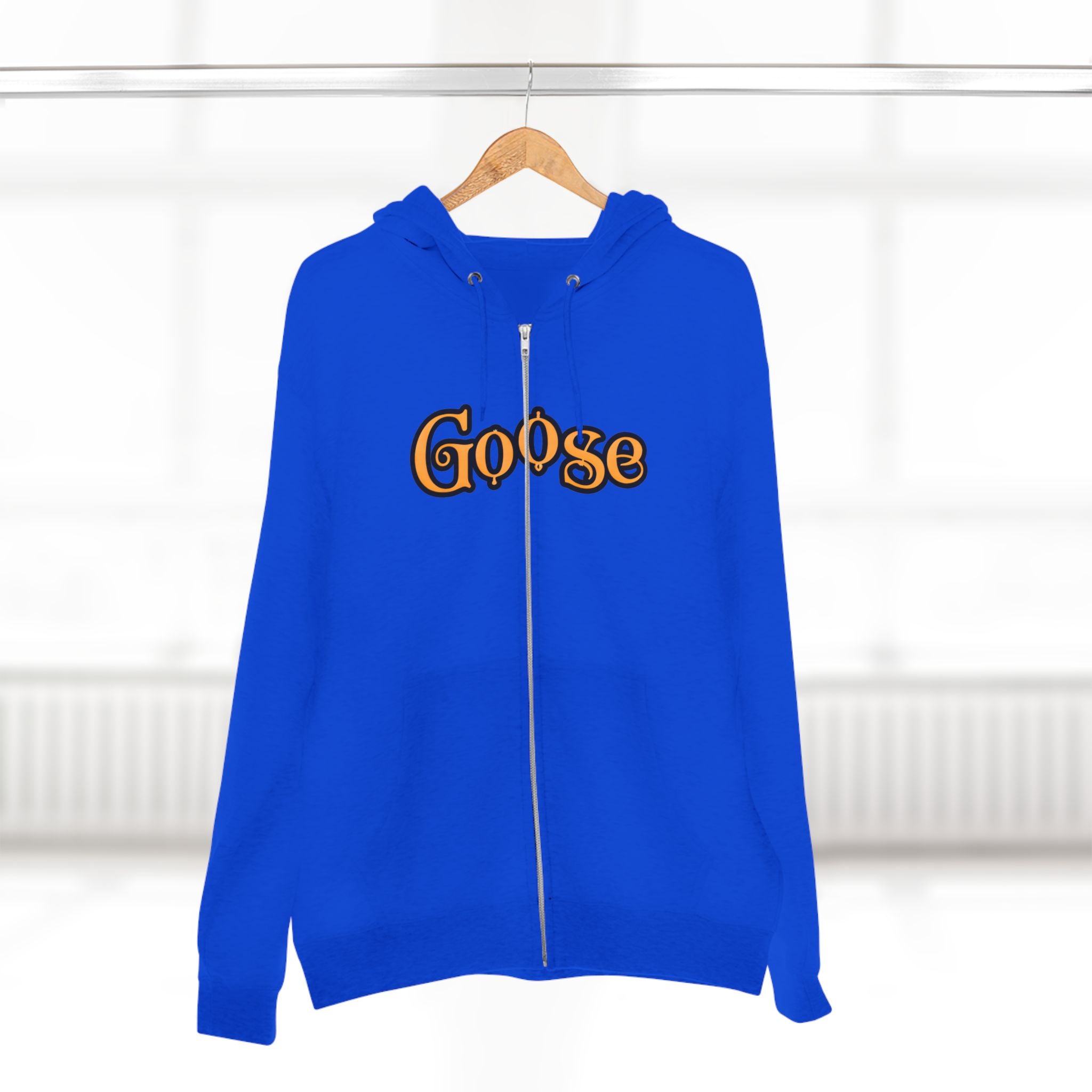 Goose Zip Hoodie — Vintage Psychedelic Band Art Backprint
