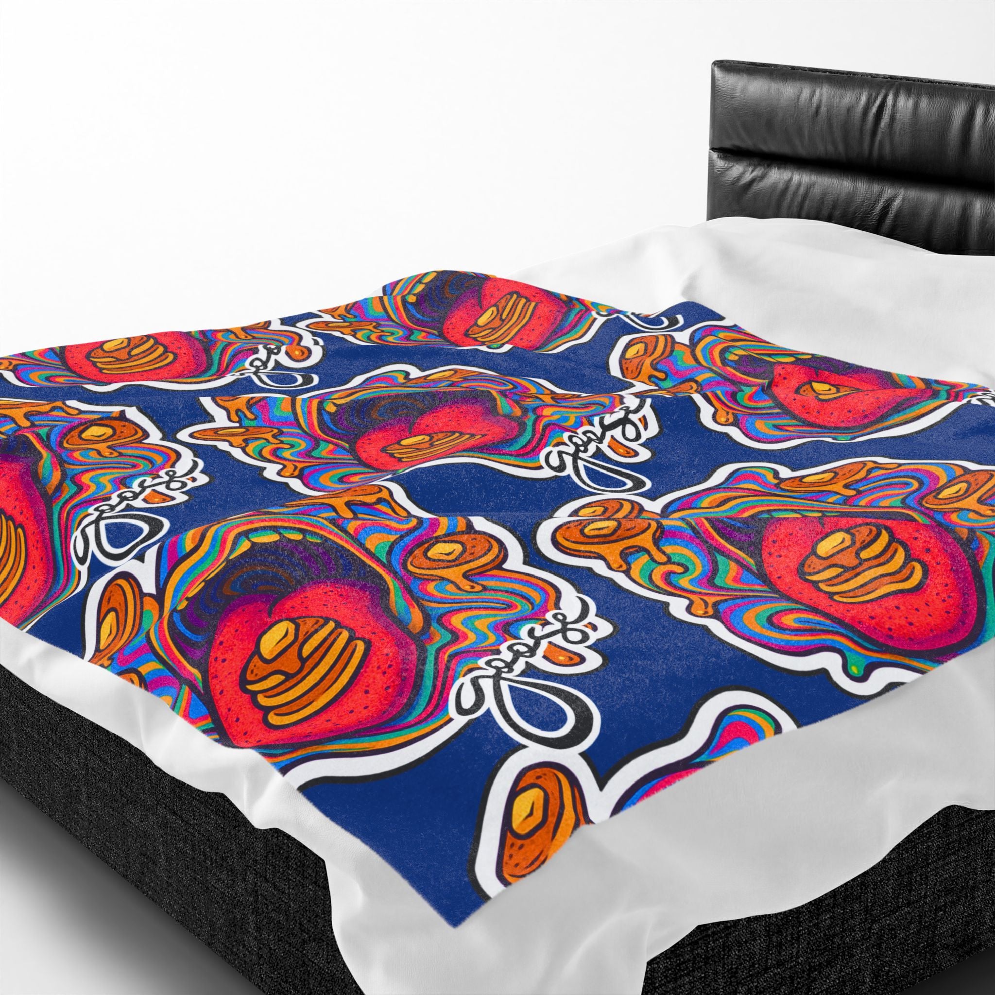 Goose the Band Pancakes psychedelic Velveteen Plush Blanket | Cozy Concert Vibe