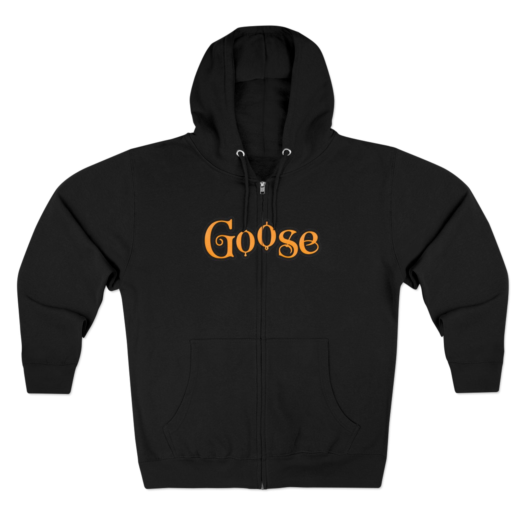 Goose Zip Hoodie — Vintage Psychedelic Band Art Backprint