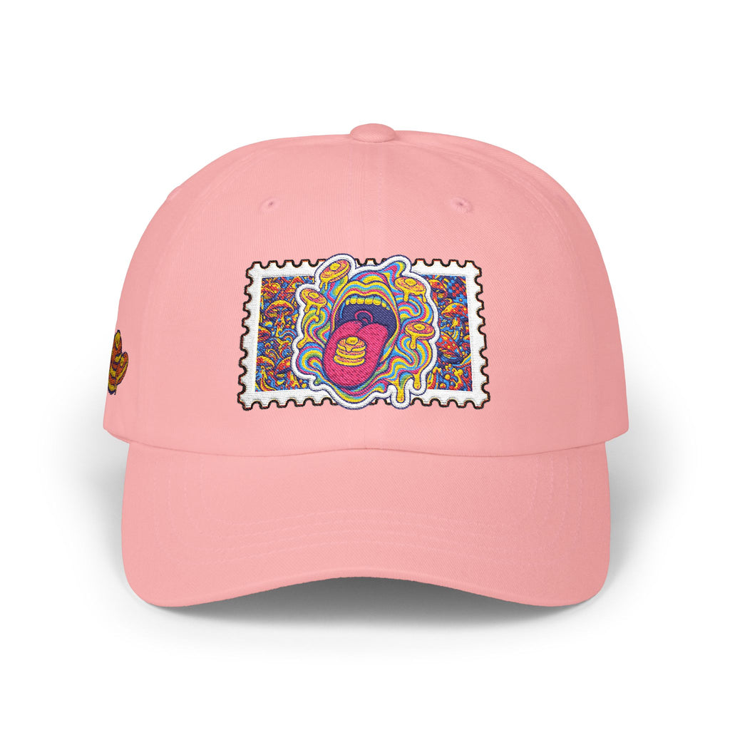 Embroidered Psychedelic Stamp Dad Cap