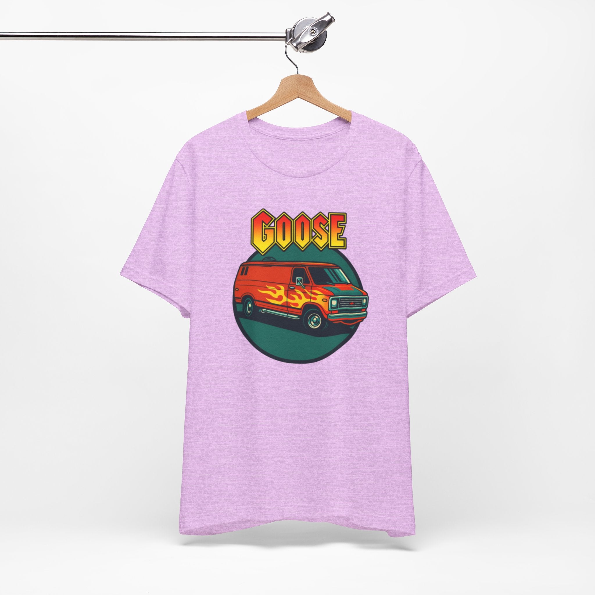 Goose Flame Van T‑Shirt — Retro Hot Rod Graphic Tee