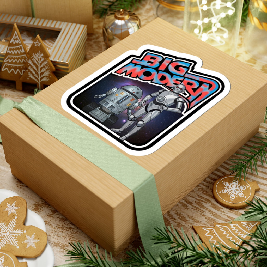 Goose the Band - Big Modern! retro robots Kiss-Cut Sticker | sci-fi droid decal