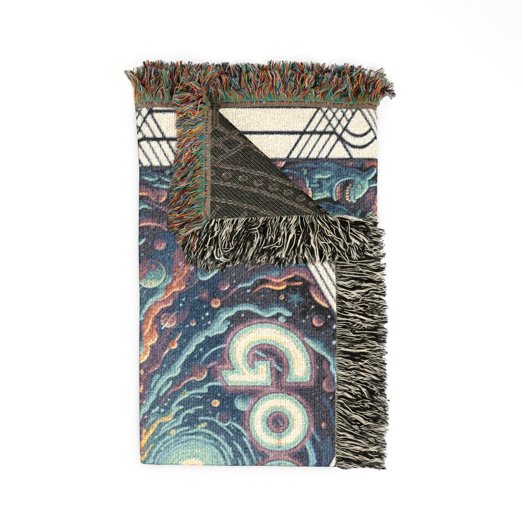 Woven Blanket — 'Goose' Scenic Pixel Art Throw Blanket, Cozy Band-Inspired Home Decor