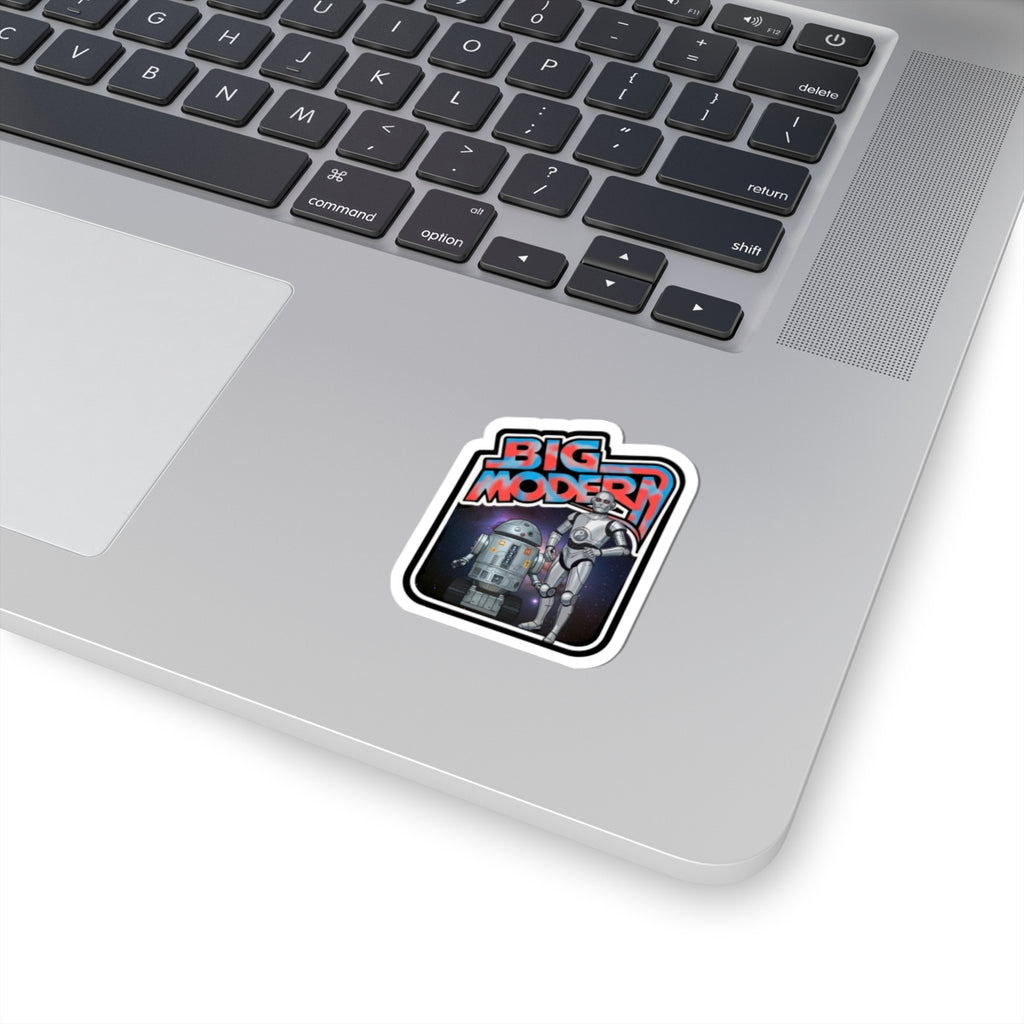 Goose the Band - Big Modern! retro robots Kiss-Cut Sticker | sci-fi droid decal