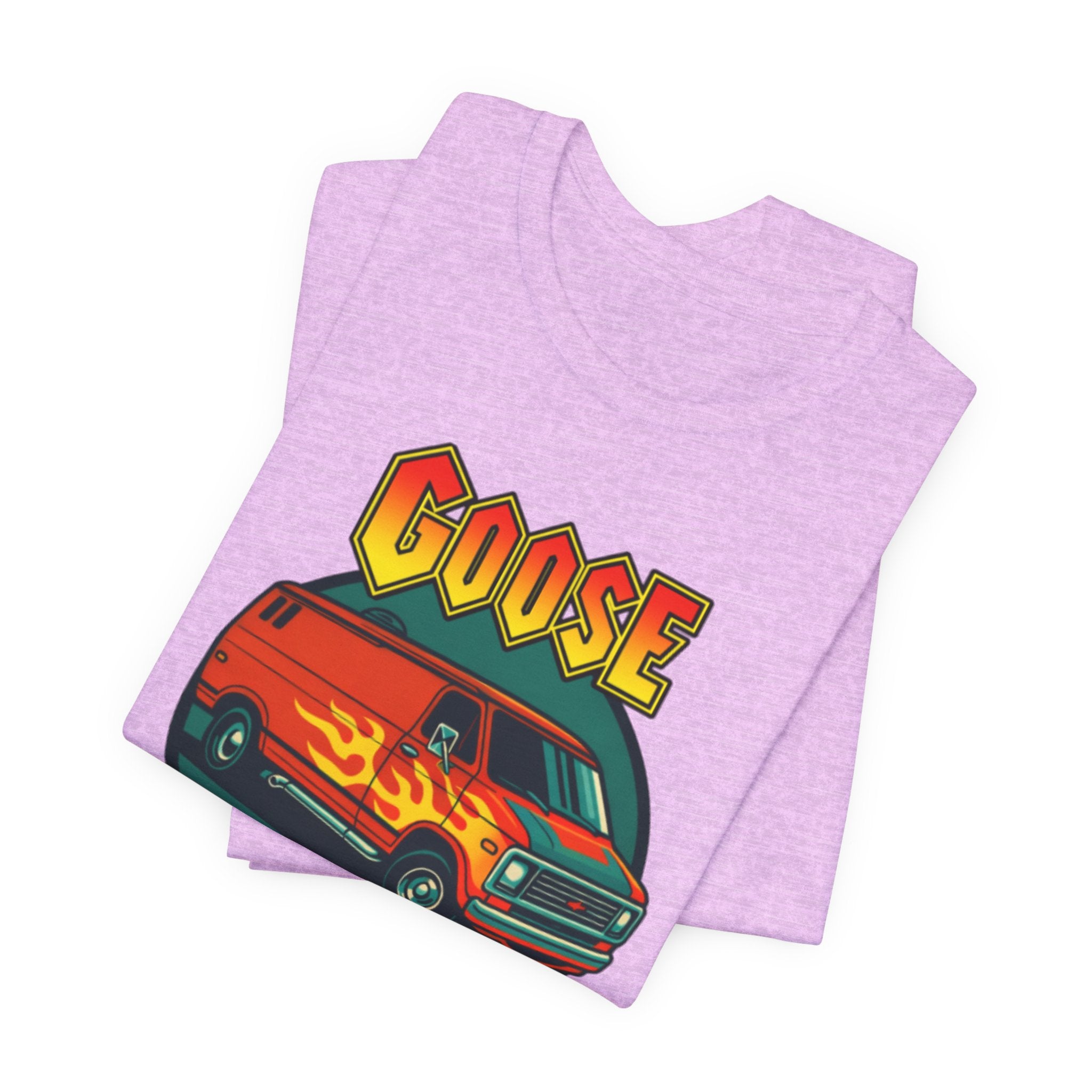 Goose Flame Van T‑Shirt — Retro Hot Rod Graphic Tee