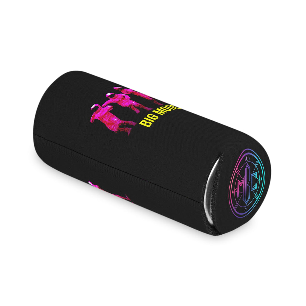 Can Cooler — Retro Neon Astronauts 'BIG MODERN!' Beverage Koozie