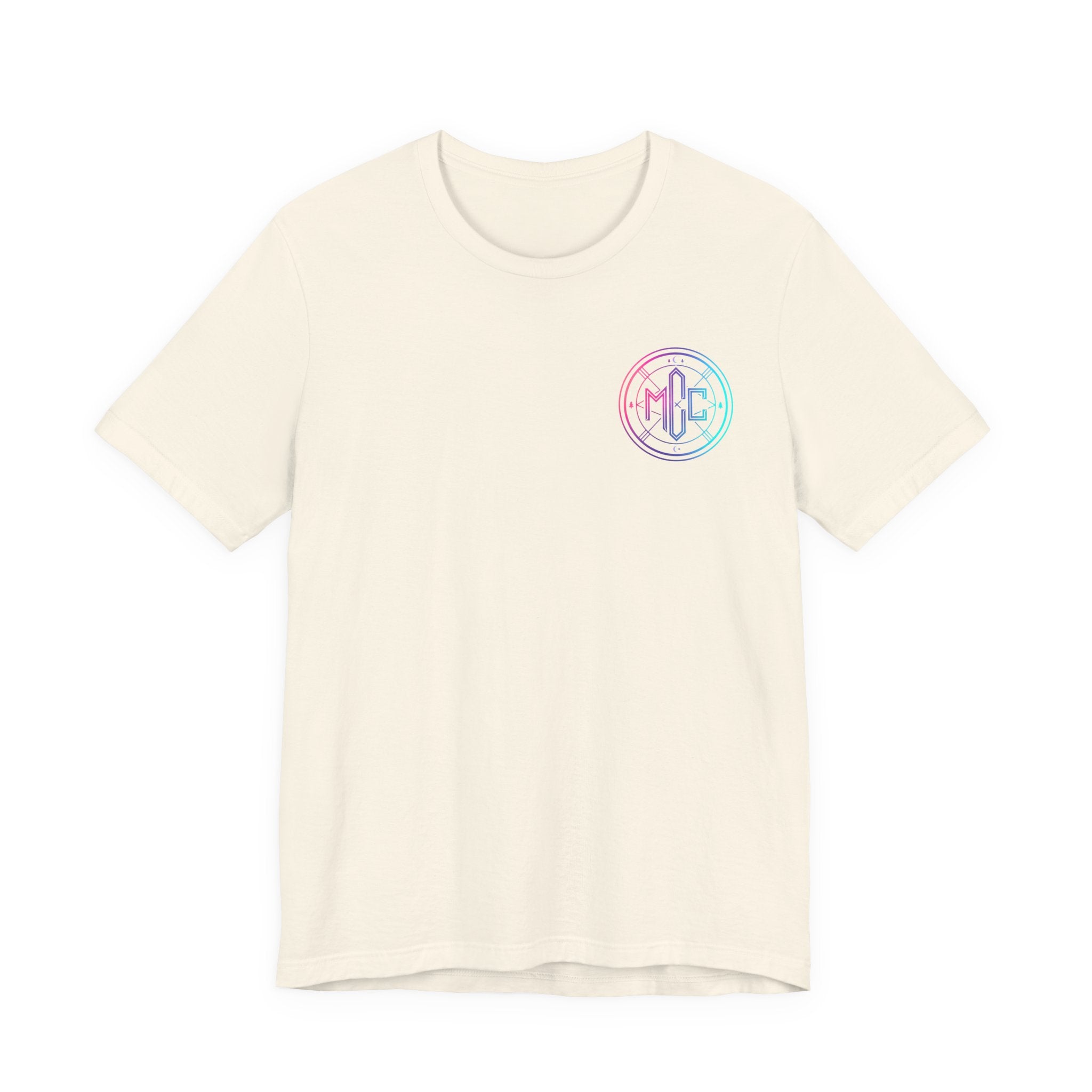 Moon Cabin Collective T-Shirt — Moonlit Cabin Graphic Tee ("Rooted in Nature • Driven by Sound")