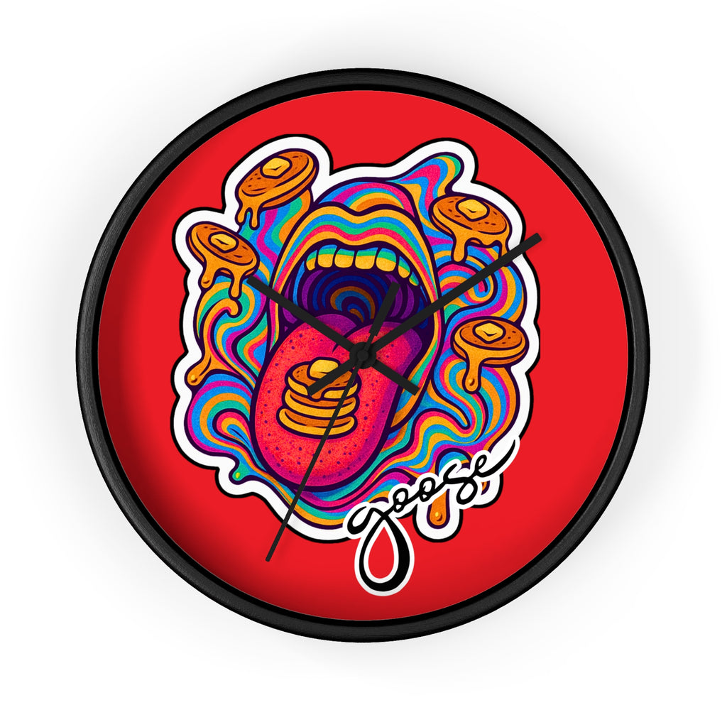 Goose The Band Pancake Artwork Wall Clock | Trippy Music Decor