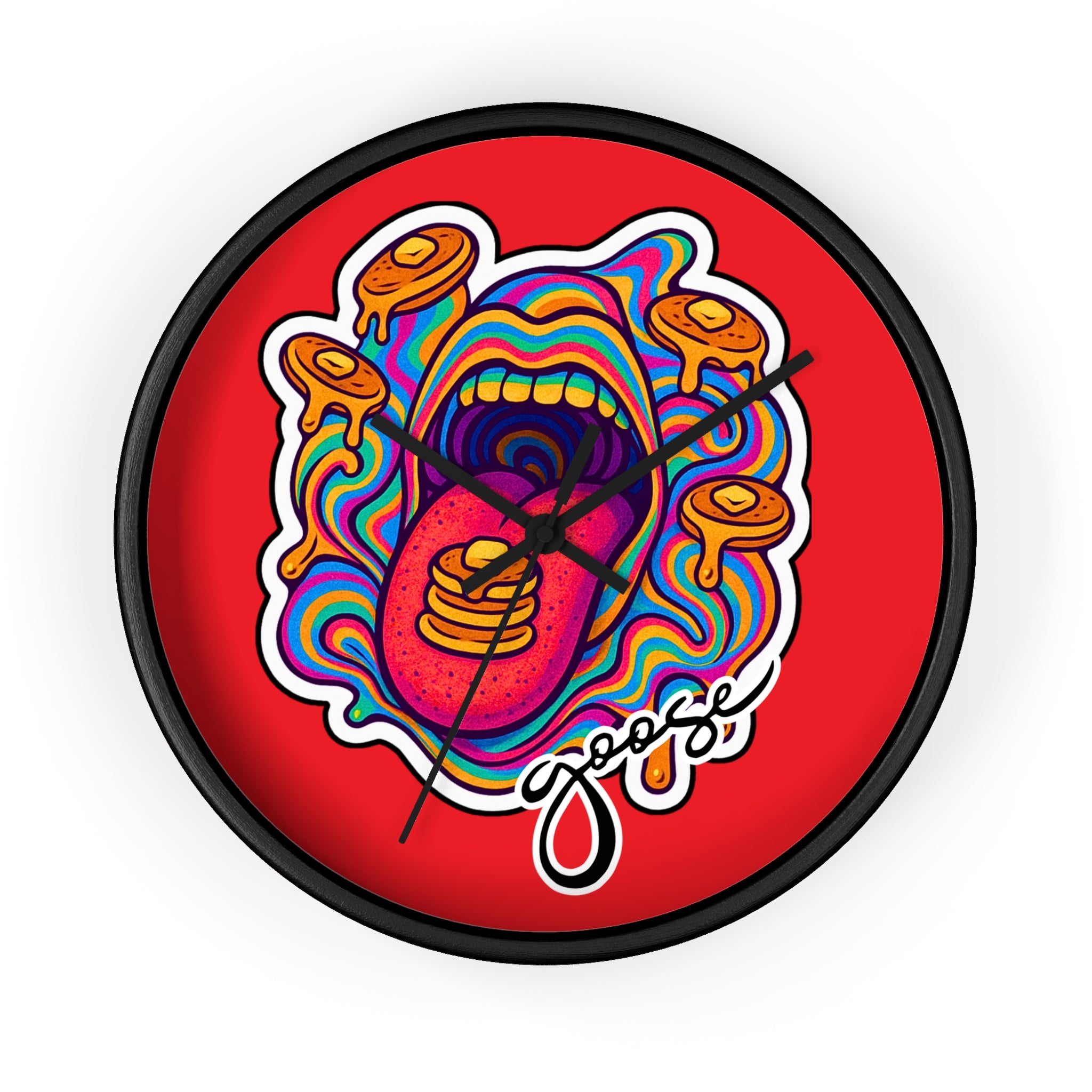 Goose The Band Pancake Artwork Wall Clock | Trippy Music Decor