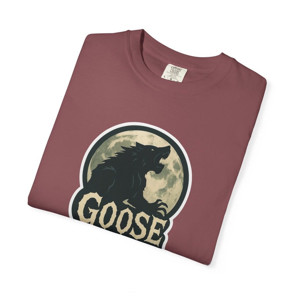 Goose Moon T-Shirt — Vintage Werewolf Silhouette Graphic Tee