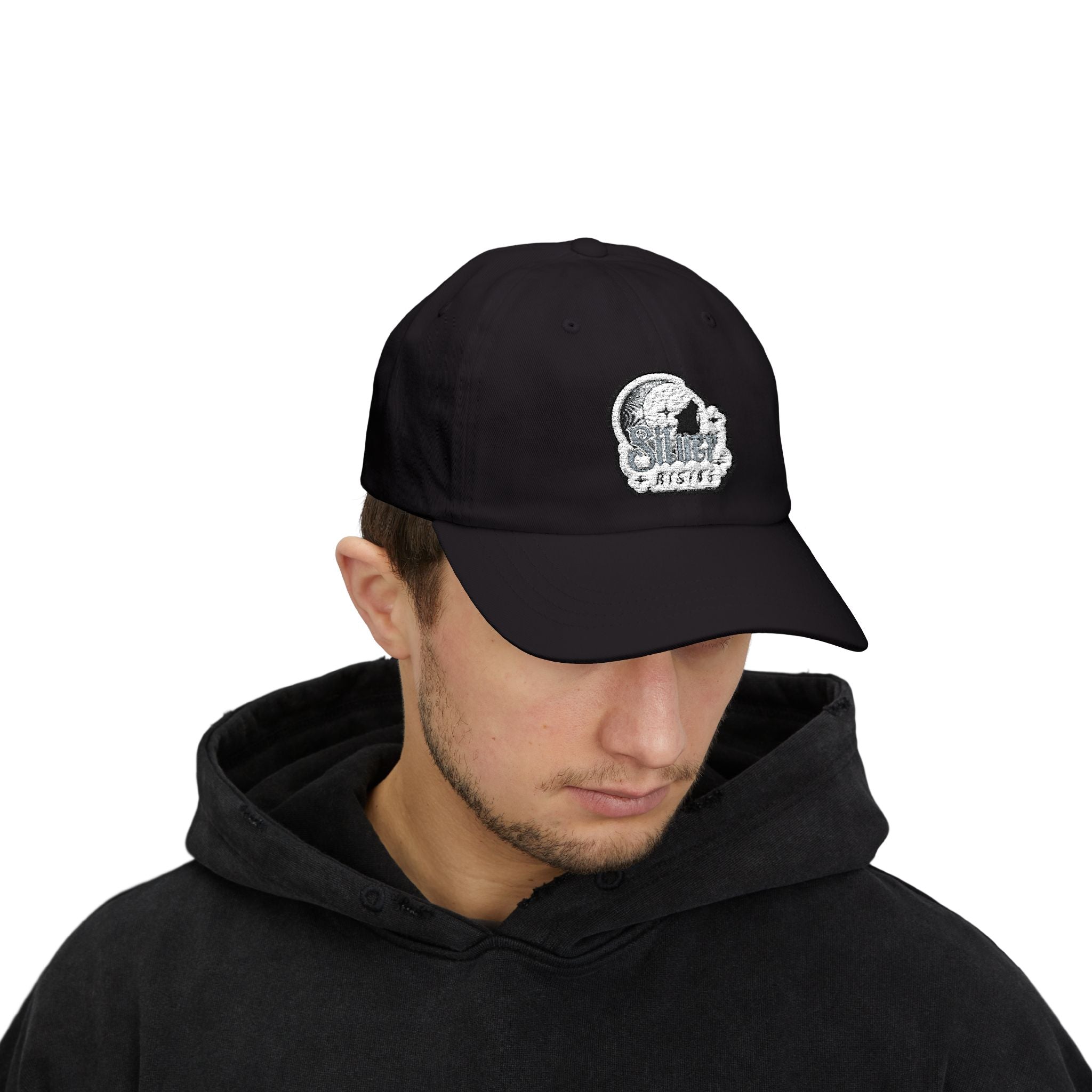 Goose the Band -  Silver Rising  Logo Dad Cap | Fishing hat, embroidered trucker style