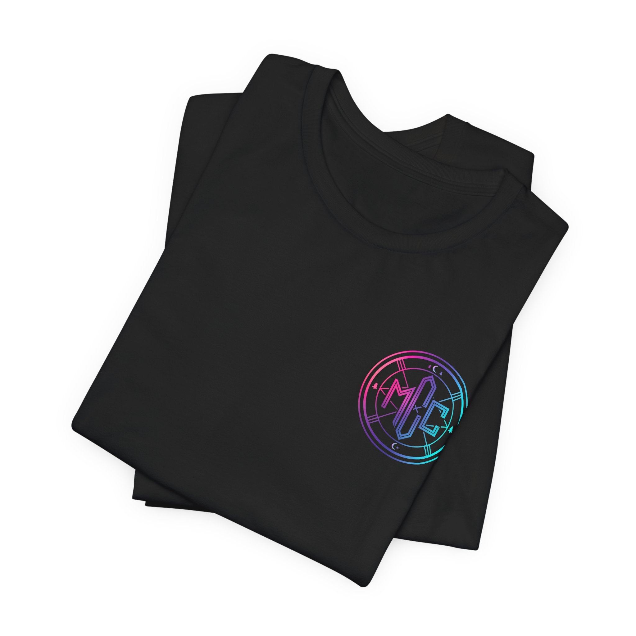 Moon Cabin Collective T-Shirt — Moonlit Cabin Graphic Tee ("Rooted in Nature • Driven by Sound")