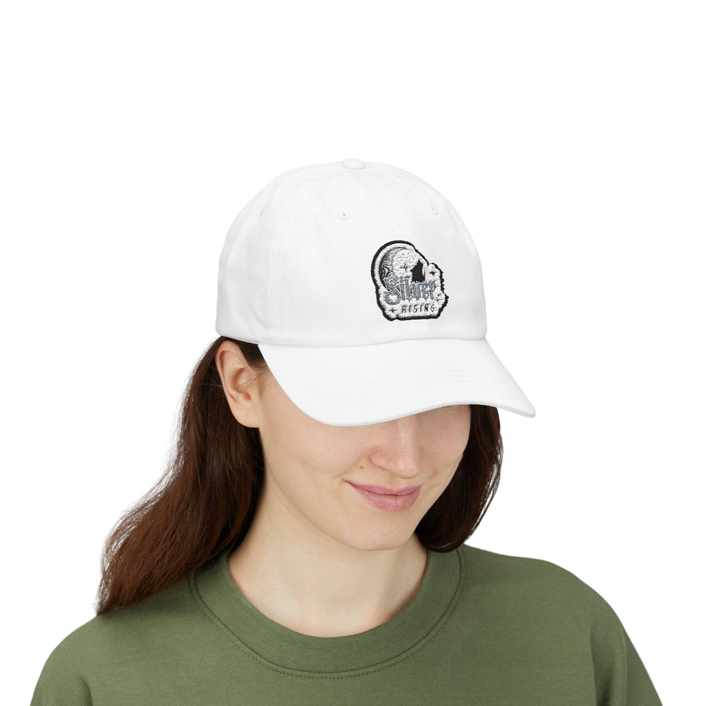Dad Cap — Vintage Moon & Stars Fishing Logo Embroidered Hat