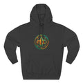 Psychedelic Geometric Drip Design Hoodie | Colorful Crystal Mandala
