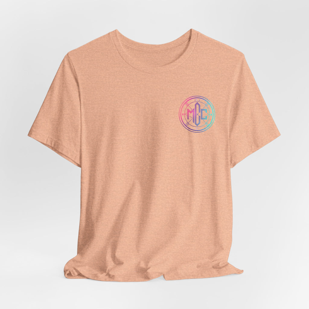 Moon Cabin Collective T-Shirt — Moonlit Cabin Graphic Tee ("Rooted in Nature • Driven by Sound")